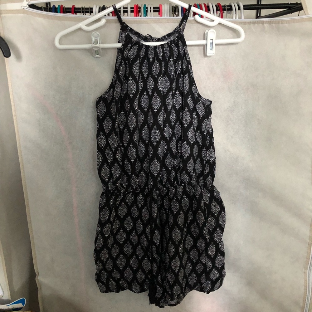 Black & White Romper